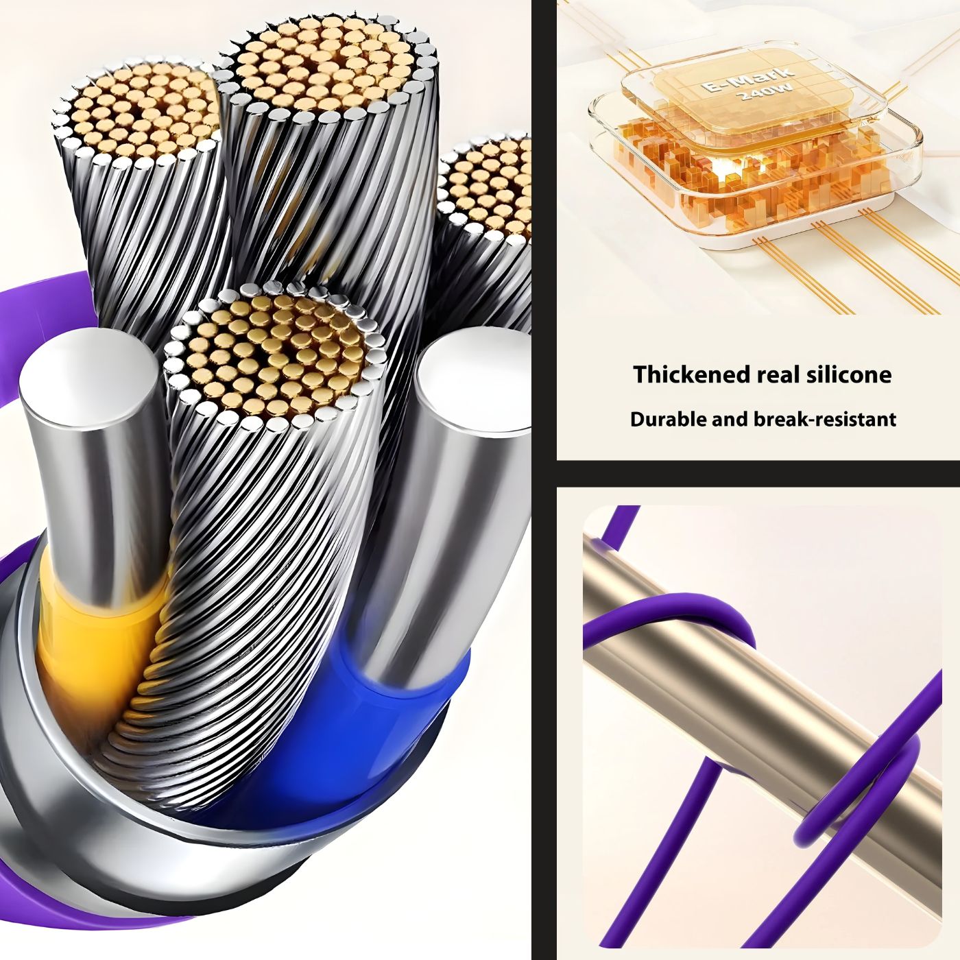 4-in-1 fast charging cable