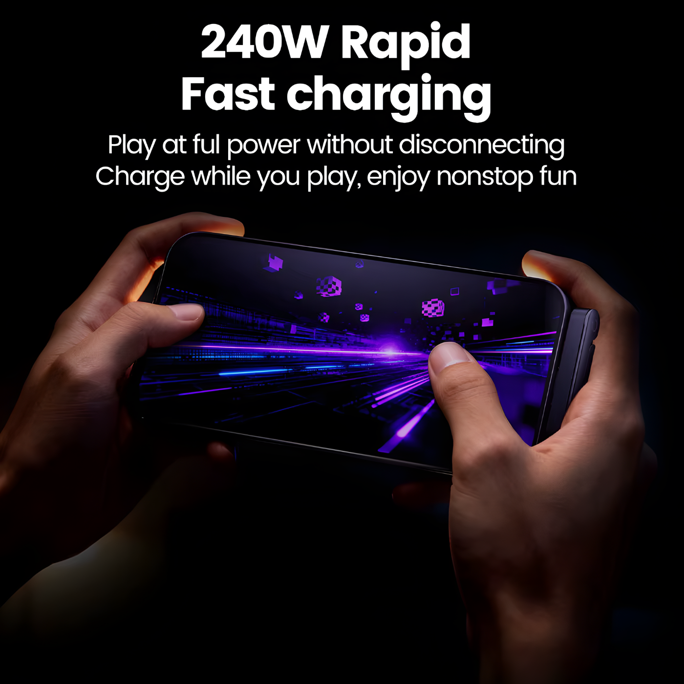 Type C cable, with foldable stand